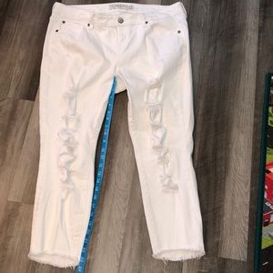 White distressed Torrid Jeans
